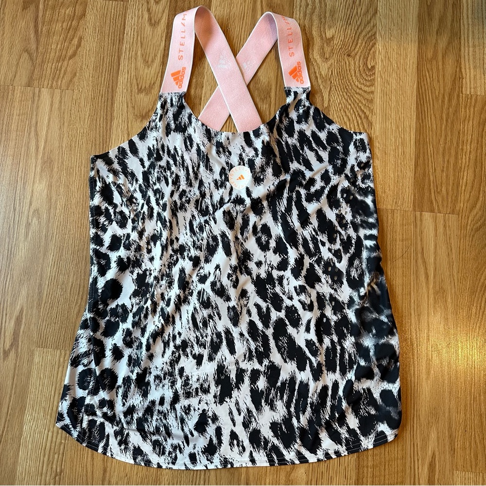 Adidas by Stella McCartney true purpose animal print tank top